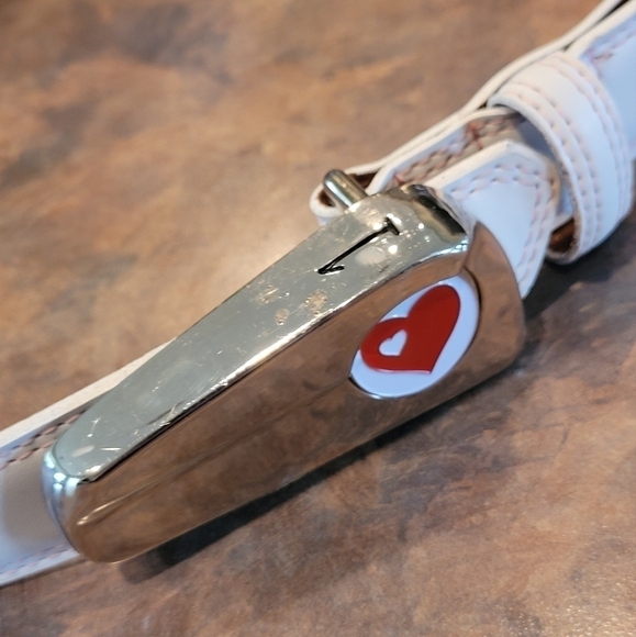 ONE EYERON Genuine Leather Belt, Golf Club Head Buckle, Inset Magnetic Marker - Picture 3 of 16